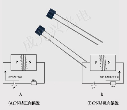 光敏二極管PN結(jié)的單向?qū)щ娞匦?/>                     
               </div>
               <div   id=