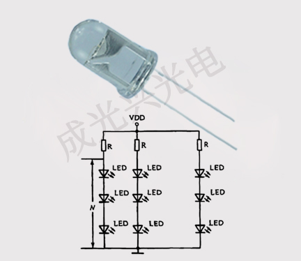 發(fā)光二極管的串聯(lián)/并聯(lián)應(yīng)用電路